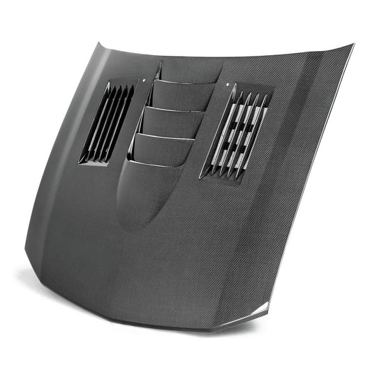 Anderson Composites AC-HD0506FDMU-SS Type-SS carbon fiber hood for 2005-2009 Ford Mustang
