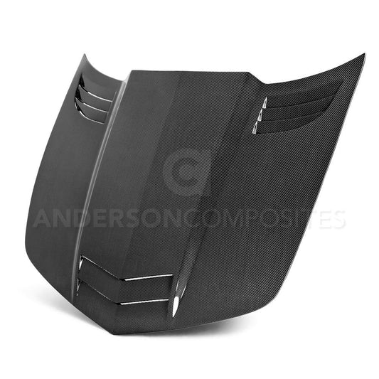 Anderson Composites AC-HD1011CHCAM-TT Type-TT carbon fiber hood for 2010-2015 Chevrolet Camaro