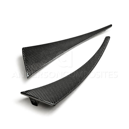 Anderson Composites AC-RMG14CHC7-OE Type-OE carbon fiber rear mud flaps for 2014-2019 Chevrolet Corvette C7 Stingray/Z06