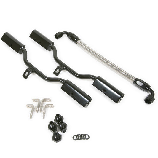 Aces Fuel Injection Fuel Rail Kit - Low Profile, SBC, for Wild Card System '86323601755854