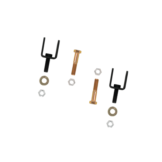 Aldan American Shock Mount Kit, Eyelet to Stud Adapter kit with hardware, Pair ALD-35