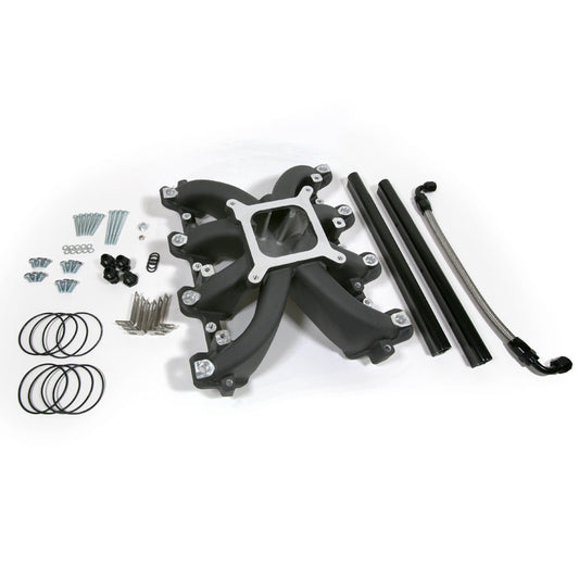 Aces Fuel Injection LS Midrise EFI Intake Manifold Kit (for LS1/LS2/LS3/LS6/LS7 engines) AM2016