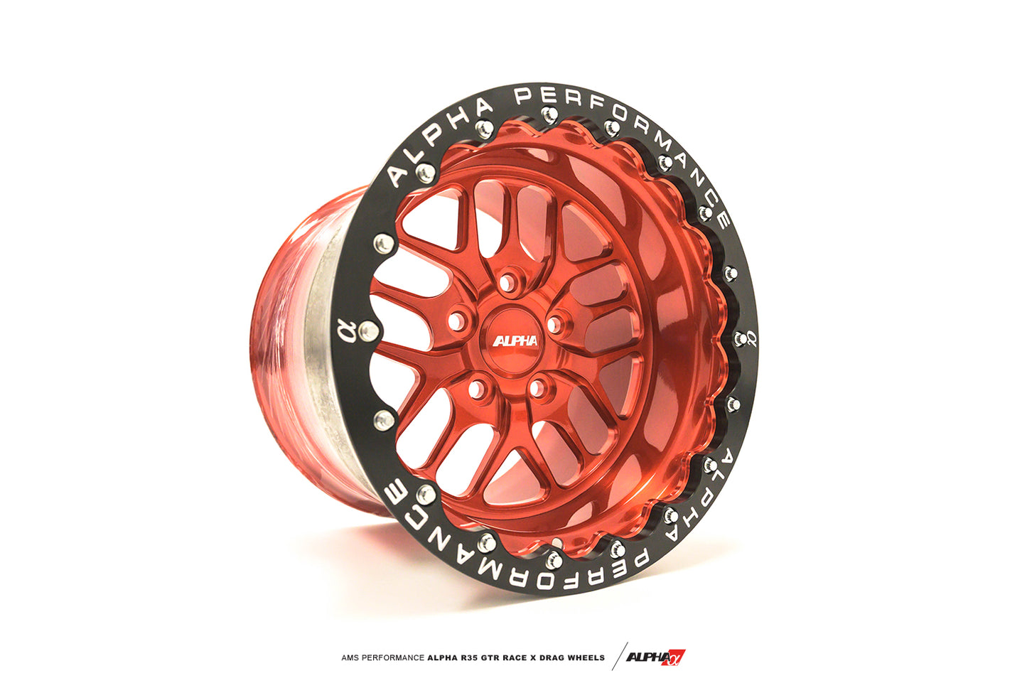 AMS Alpha Performance 15" Race X Rear Beadlock Drag Wheels By Billet Specialties AMS015126575