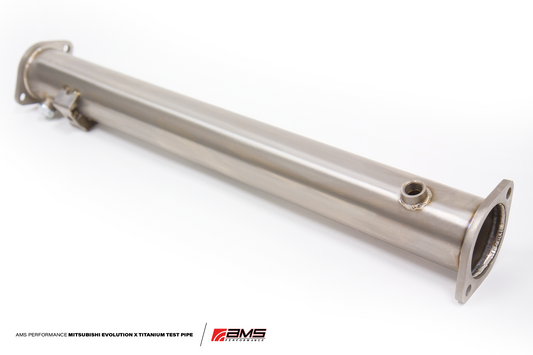 AMS Performance Mitsubishi Lancer Evolution X/Ralliart Stainless Steel Resonated Test Pipe AMS.04.05.0002-3