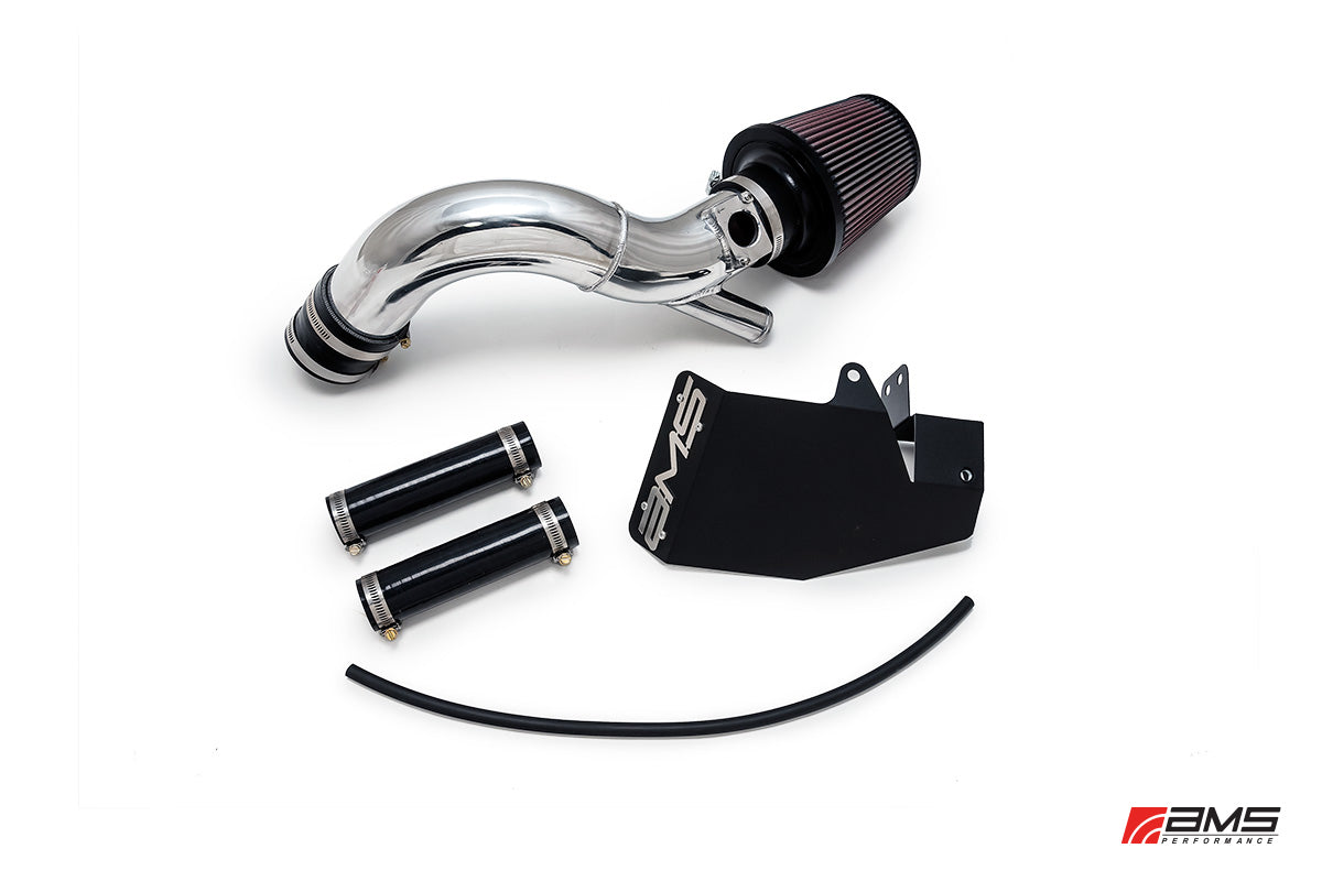 AMS Performance Mitsubishi Lancer Evolution X Performance Intake - Black Wrinkle AMS.04.08.0002-2