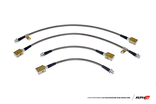 AMS Alpha Performance R35 GT-R Race Style SS Brake Lines AMS-ALP.07.01.0001-2