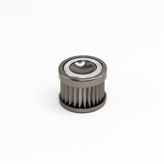 Deatschwerks In-line fuel filter element, stainless steel 10 micron. Fits DW 70mm housing. Universal DEW-8-02-070-010