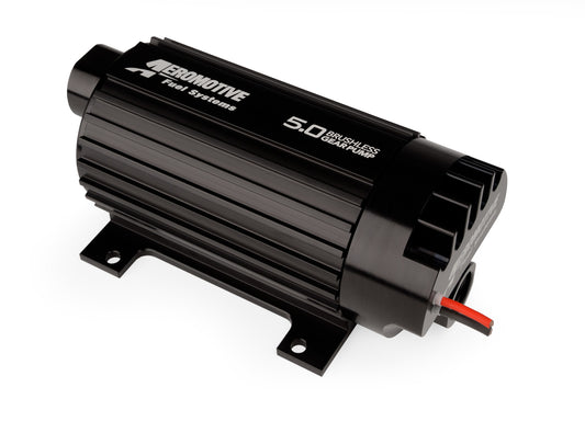 Aeromotive Variable Speed Controlled Fuel Pump, In-line, Signature Brushless Spur Gear 5.0gpm (Pump Sleeve Includes Mounting Provisions) 11196