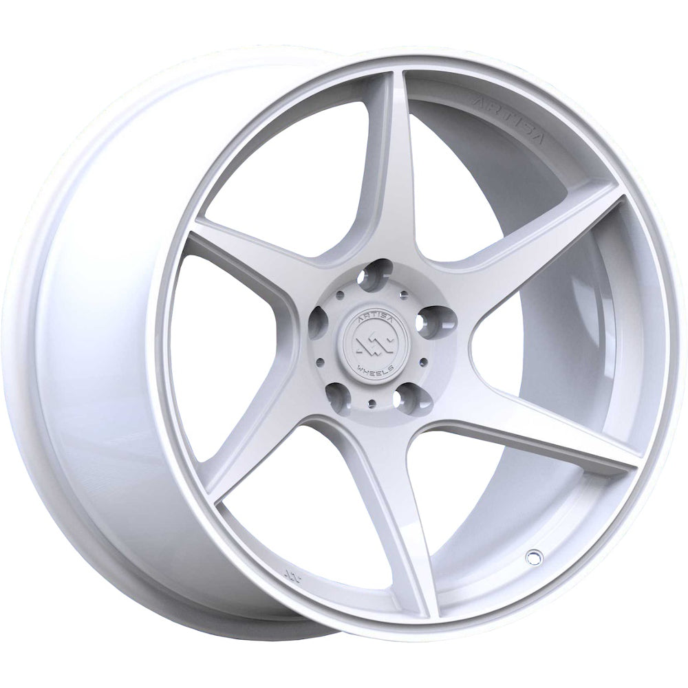 Titan Rotary Forged Wheels White 18x9.5 Bolt Pattern 5x100 Offset 38 Right Anovia Wheels