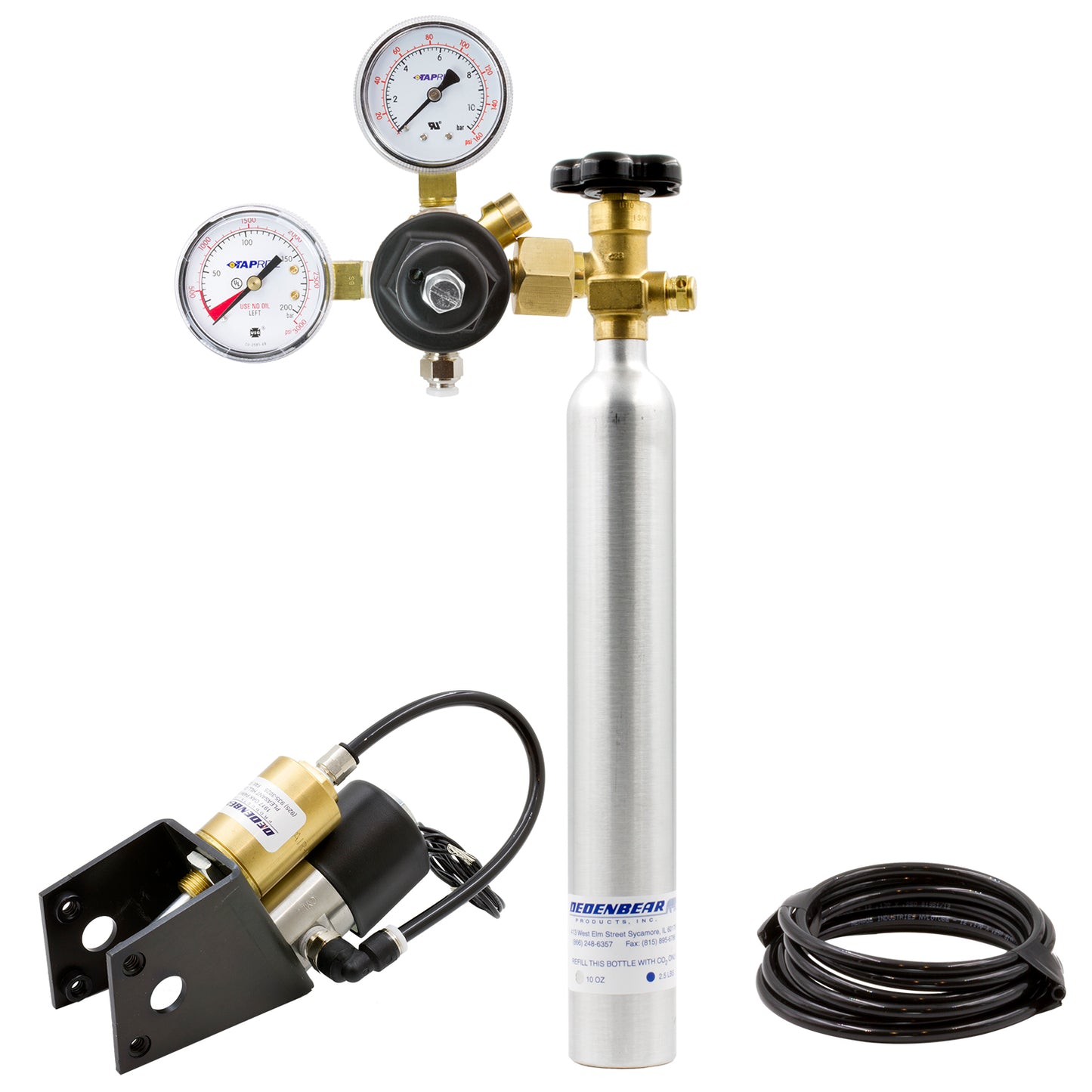 Dedenbear CO2 SHIFTER WITH CO2 BOTTLE KIT FOR USE WITH 3 SPD. REV. PAT. TURBO ACTION CHEETAH AS1AB10K