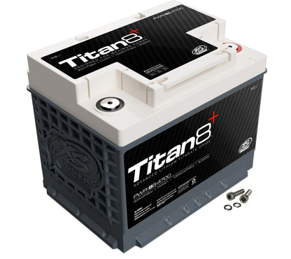 XS Power Batteries 14V Lithium Titan 8 Batteries - M6 Terminal Bolts Included 2000 Max Amps PWR-S6-4700