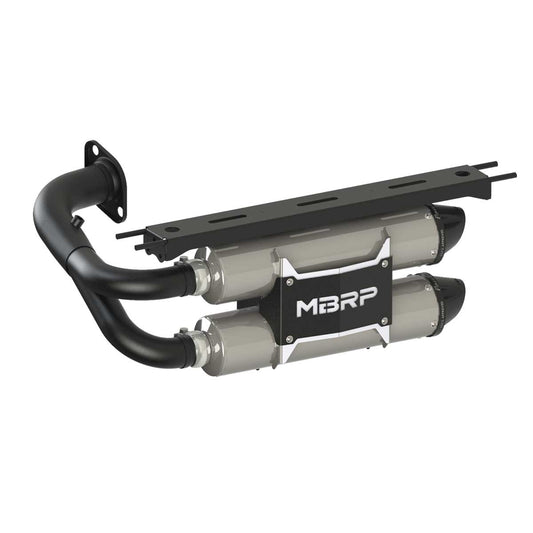 MBRP Exhaust Honda Stacked Dual Slip-on Mufflers. AT-9110PT