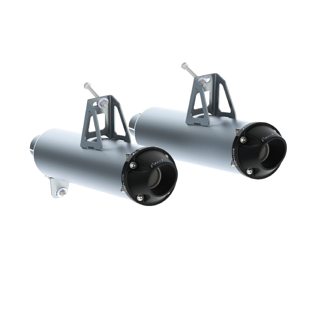 MBRP Exhaust Can-Am Dual Slip-on Mufflers. AT-9207PT