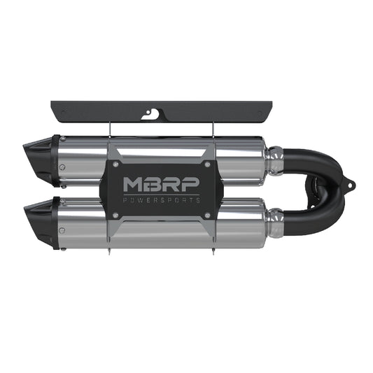 MBRP Exhaust Polaris Oval Slip-on Mufflers. AT-9518PT