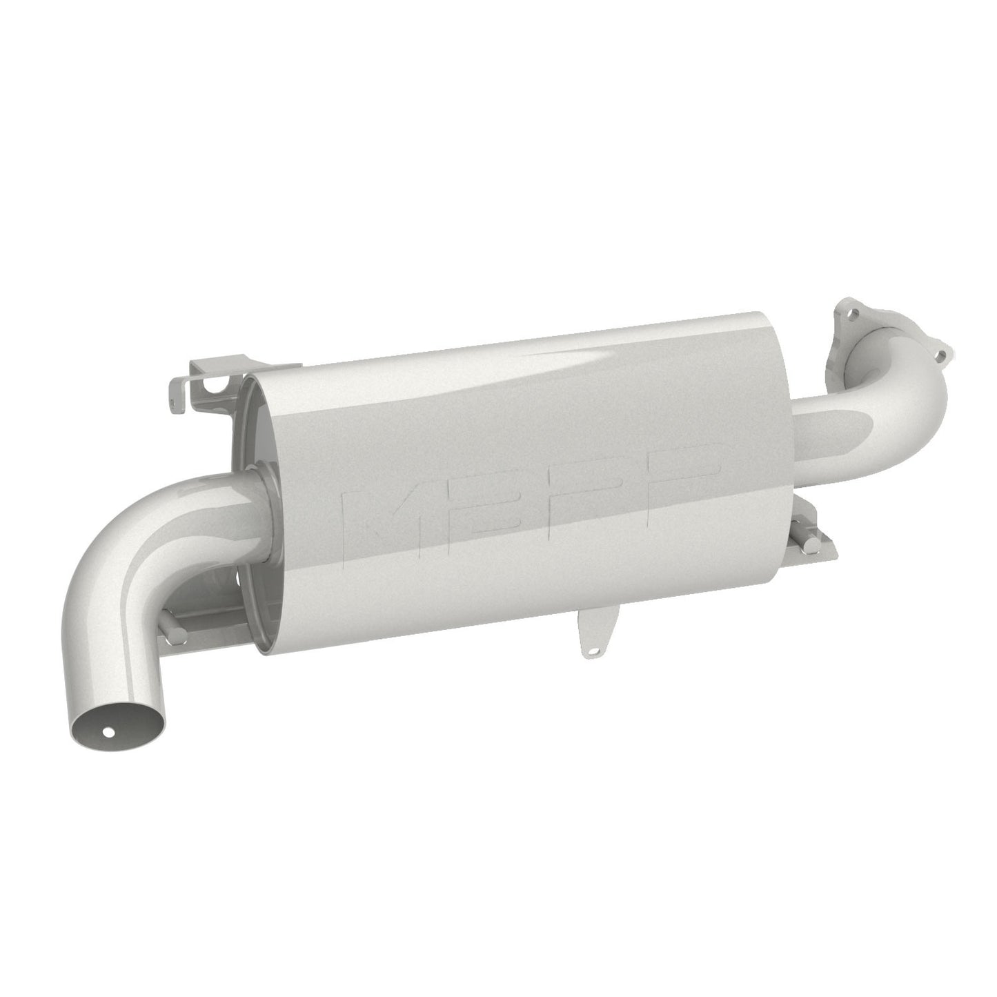 MBRP Exhaust Polaris Oval Slip-on Muffler. AT-9524SP