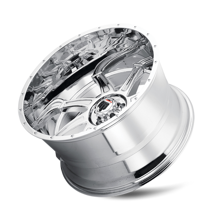 Vortex AT162 Chrome 20X10 6-139.7 -24MM 106.1MM Off Road Wheels American Truxx AT162-2183C-24-GXPK