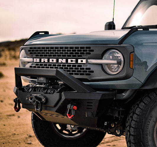 Attica 4x4 2021-2023 Ford Bronco Terra Series Front Bumper ATTFB01A102-BX