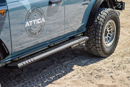 Attica 4x4 2021-2023 Ford Bronco Frontier Series Side Steps ATTFB01C103-BX