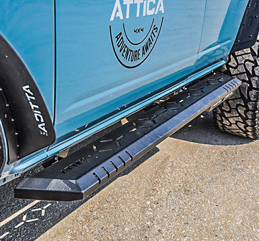 Attica 4x4 2021-2023 Ford Bronco Frontier Series Side Steps ATTFB01C103-BX