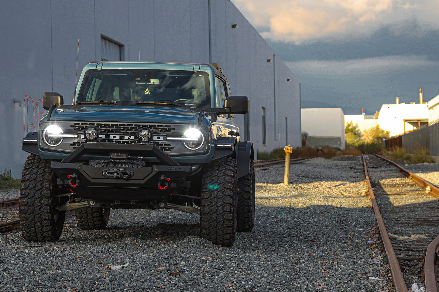 Attica 4x4 2021-2023 Ford Bronco Frontier Series Front Fender Flares ATTFB01H102-BX-F