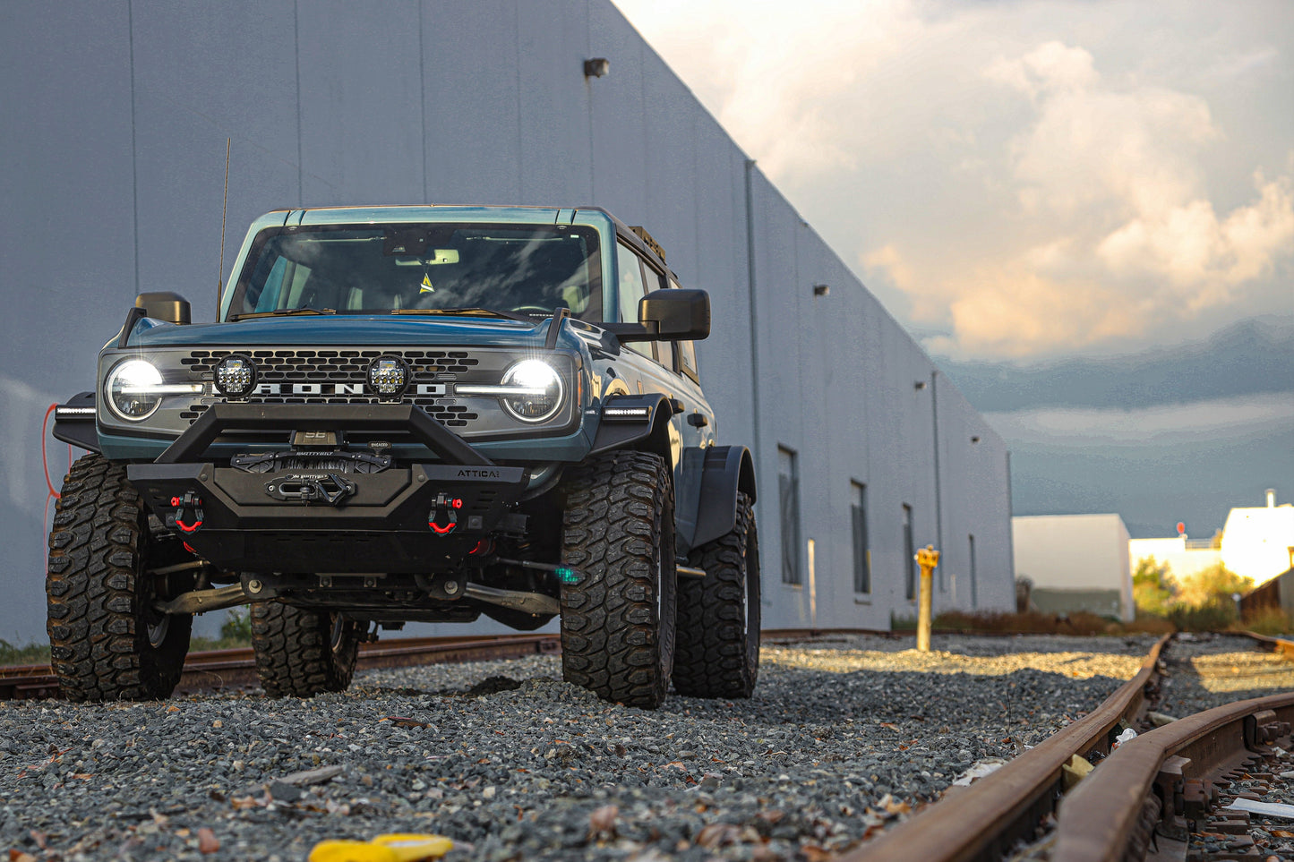 Attica 4x4 2021-2023 Ford Bronco Frontier Series Front Fender Flares ATTFB01H102-BX-F