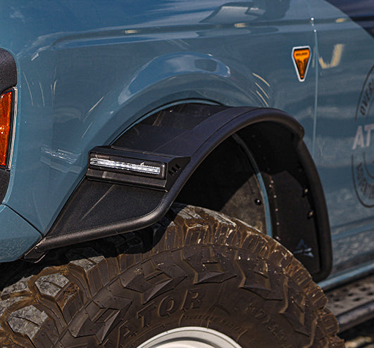 Attica 4x4 2021-2023 Ford Bronco Frontier Series Front Fender Flares ATTFB01H102-BX-F