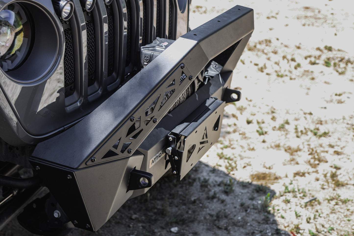 Attica 4x4 2019-2023 Jeep Gladiator JT Terra Series Front Bumper ATTJL01A106-BX-JT