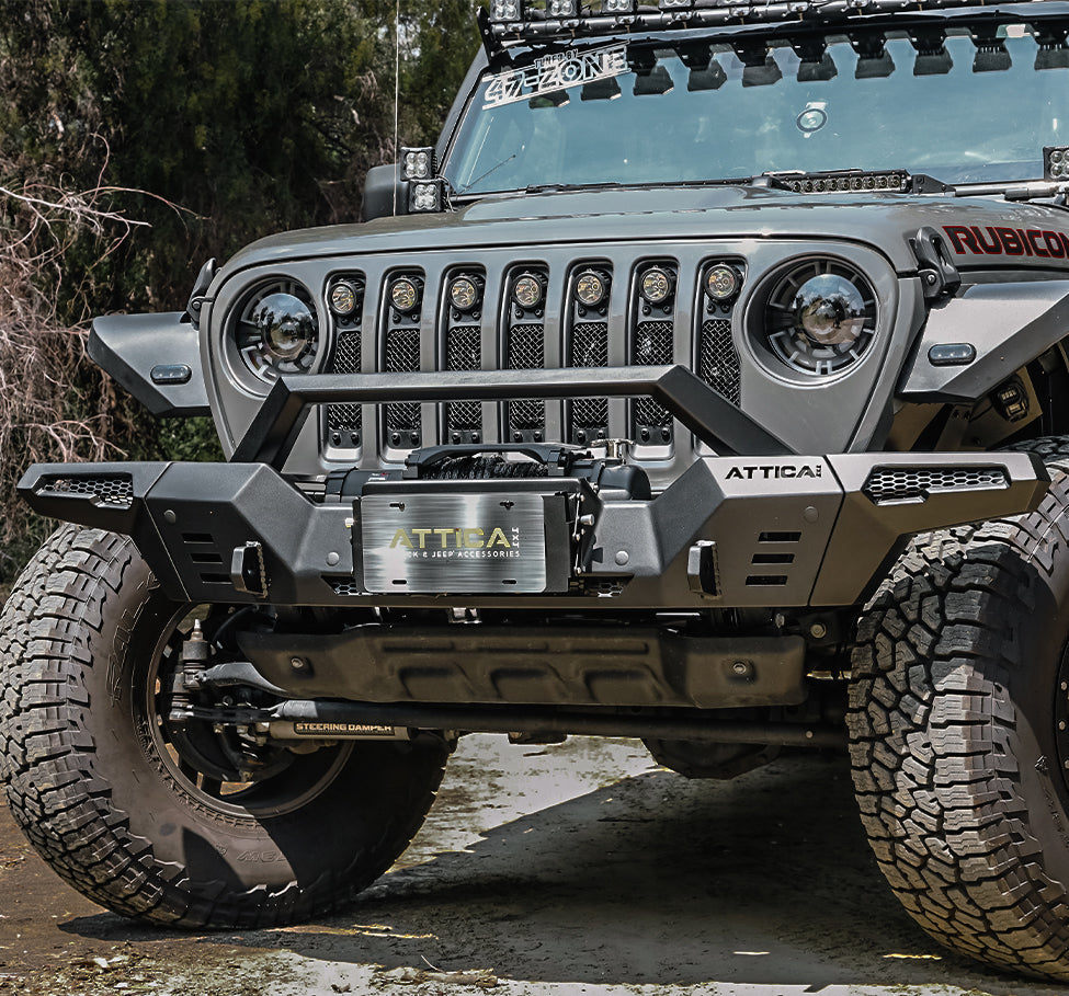 Attica 4x4 2019-2023 Jeep Gladiator JT Frontier Series Front Bumper ATTJL01A110-BX-JT