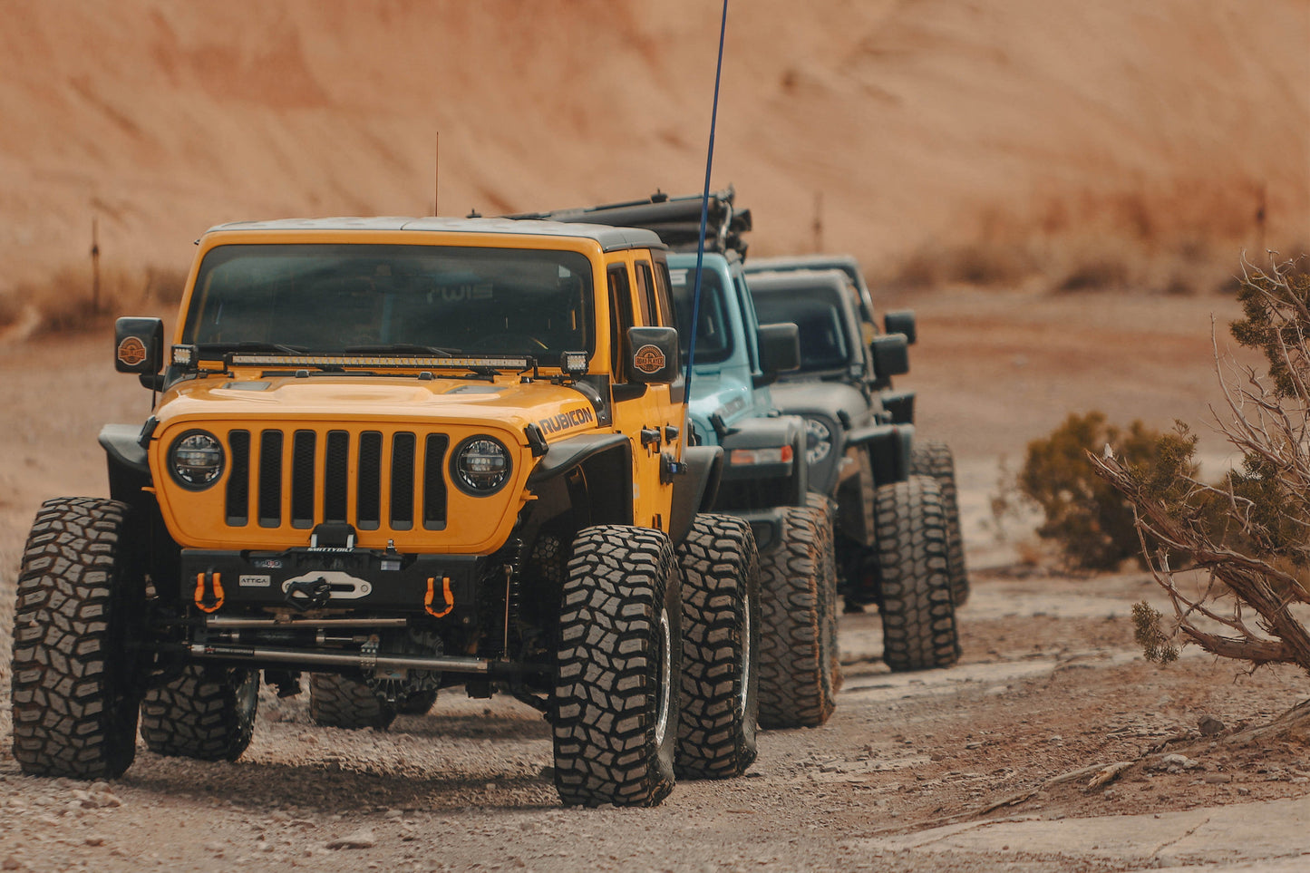 Attica 4x4 2018-2023 Jeep Wrangler JL Terra Series Front Fender Flares (High) ATTJL01H106-BX-F