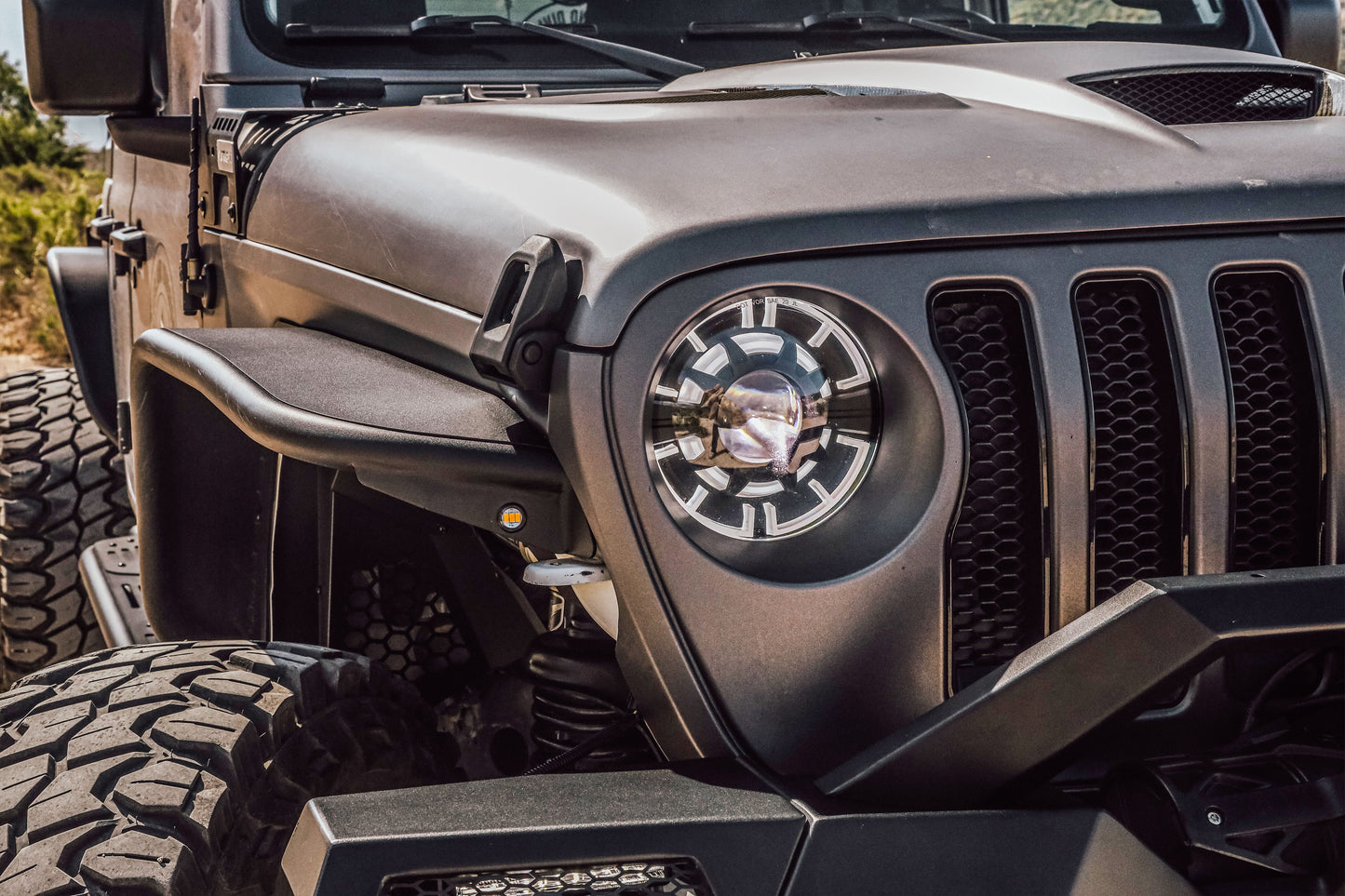 Attica 4x4 2018-2023 Jeep Wrangler JL Terra Series Front Fender Flares ATTJL01H107-BX-F