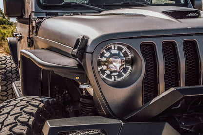 Attica 4x4 2018-2023 Jeep Wrangler JL Terra Series Front Fender Flares ATTJL01H107-BX-F