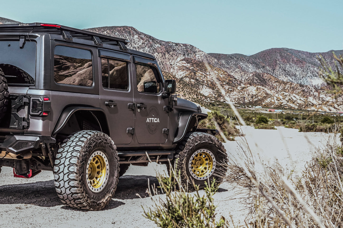 Attica 4x4 2018-2023 Jeep Wrangler JL Terra Series Rear Fender Flares ATTJL01H107-BX-R