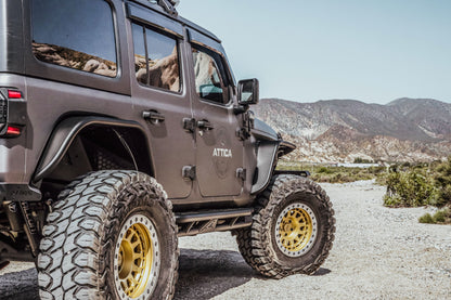 Attica 4x4 2018-2023 Jeep Wrangler JL Terra Series Rear Fender Flares ATTJL01H107-BX-R