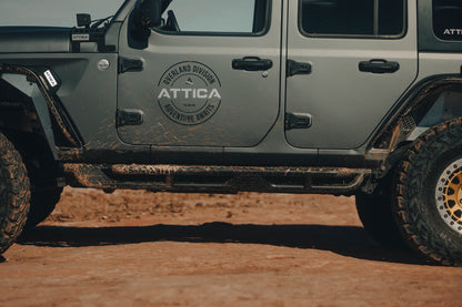 Attica 4x4 2018-2023 Jeep Wrangler JL Terra Series Side Steps ATTJL02C109-BX