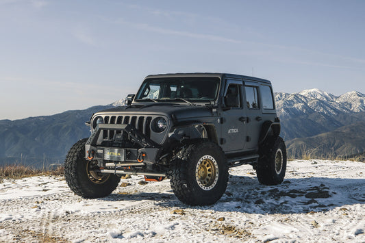 Attica 4x4 2018-2023 Jeep Wrangler JL Terra Series Side Steps ATTJL02C109-BX