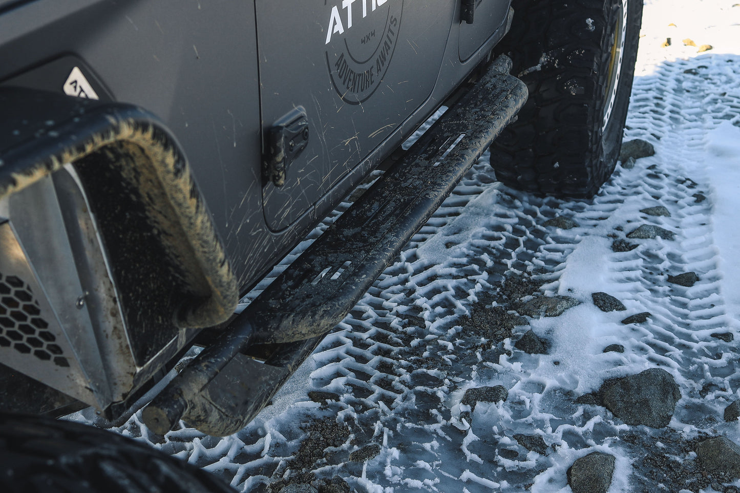 Attica 4x4 2018-2023 Jeep Wrangler JL Terra Series Side Steps ATTJL02C109-BX