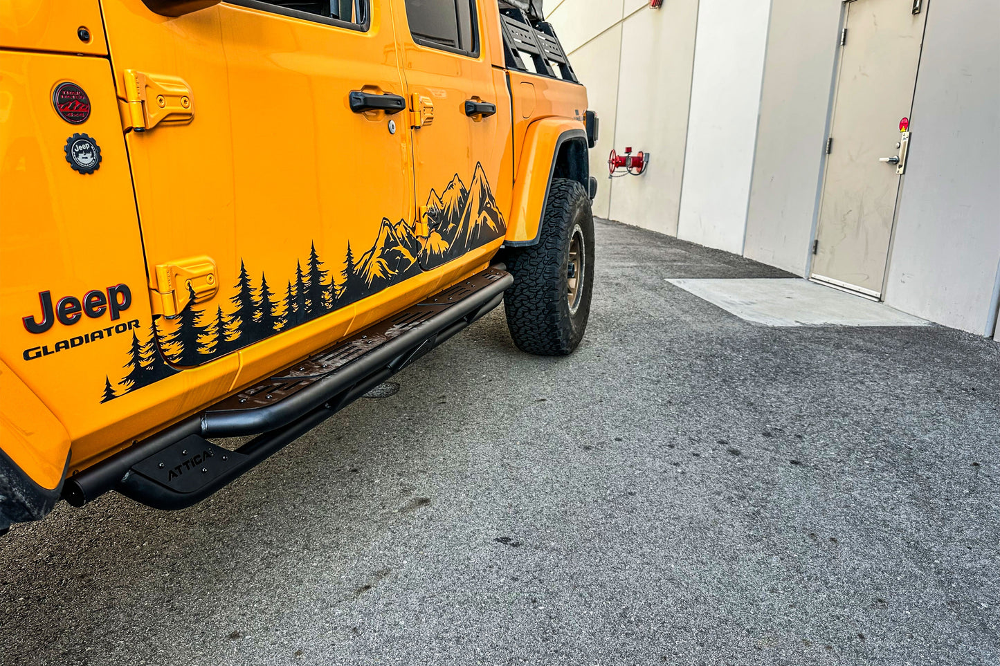 Attica 4x4 2019-2023 Jeep Gladiator JT Terra Series Side Steps ATTJT02C104-BX