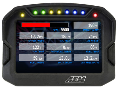AEM CD-5 Carbon Digital Racing Logging and GPS Enabled Dash Display 30-5603