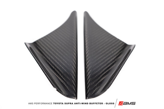 AMS Performance Toyota GR Supra Anti-Wind Buffeting Kit - Gloss Carbon AMS.38.06.0002-1