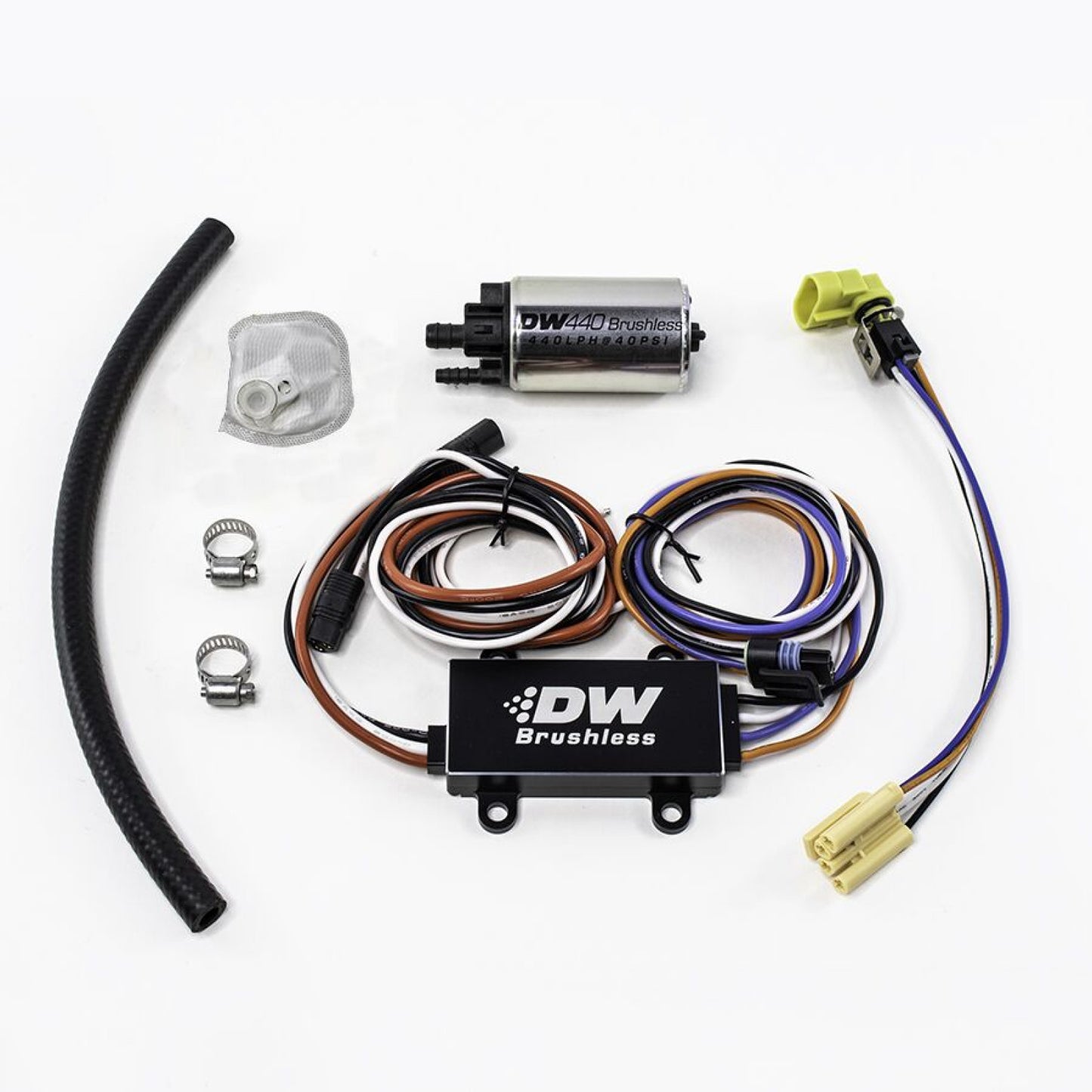 Deatschwerks 440iL In-Line Brushless Fuel Pump - Single Speed 9-441-C101-0900