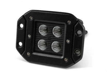 Bright Earth Flush Mount Fog Light 4 LED Black FM4FBK-BEL