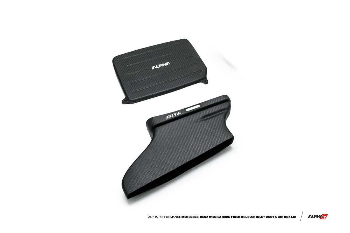 AMS Performance Mercedes-Benz 2.0L M133 AMG Carbon Fiber Cold Air Inlet Duct & Air Box Lid AMS-ALP.19.08.0003-1