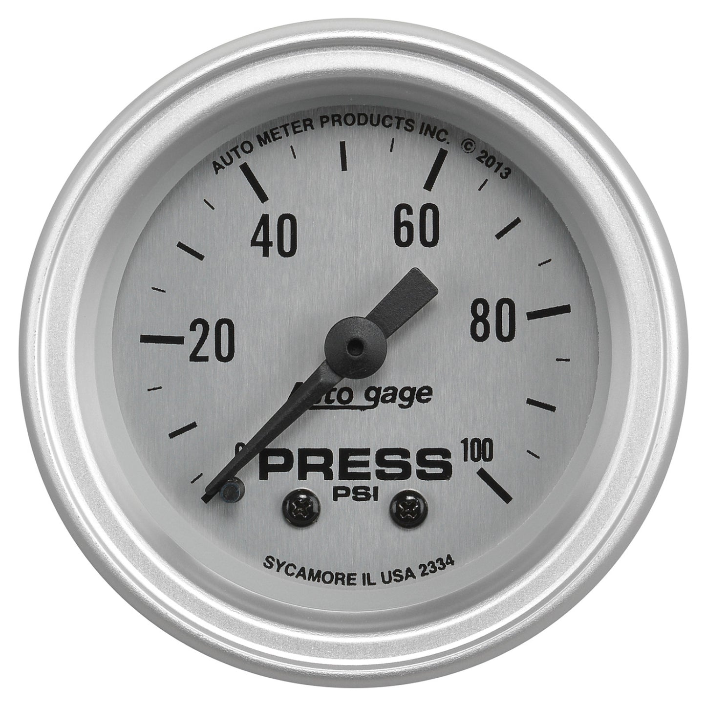AutoMeter 5 in. IN-DASH TACHOMETER 0-8000 RPM SPEK-PRO WHITE/CHROME P23811
