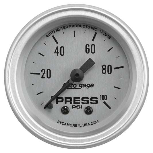 AutoMeter 5 in. IN-DASH TACHOMETER 0-8000 RPM SPEK-PRO WHITE/CHROME P23811