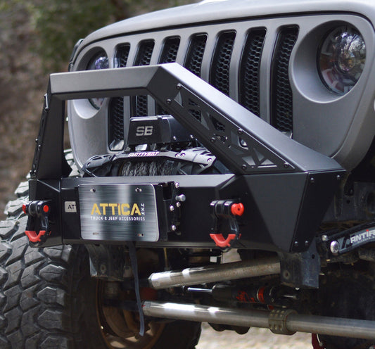 Attica 4x4 2018-2023 Jeep Wrangler JL Terra Series Front Bumper ATTJL01A106-BX