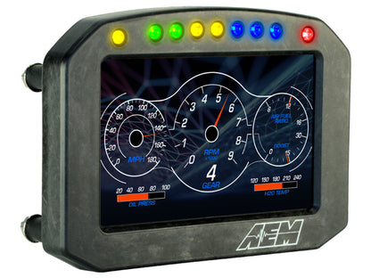 AEM CD-5 Carbon Flat Panel Digital Racing Dash Display - Non-Logging / Non-GPS 30-5600F