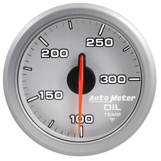 AutoMeter 2-1/16 in. OIL TEMP 100-300`F AIRDRIVE SILVER 9140-UL