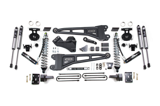 BDS SUSPENSION 6 Inch Lift Kit W/ Radius Arm - FOX 2.5 Coil-Over Conversion - Ford F250/F350 Super Duty (05-07) 4WD - Diesel BDS1943FDSC