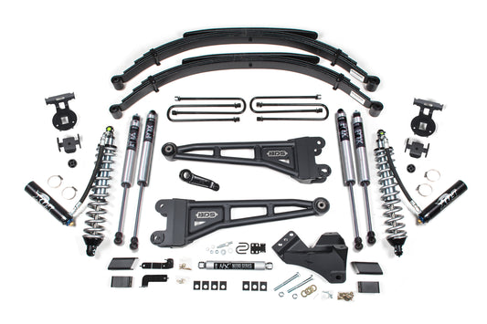 BDS SUSPENSION 4 Inch Lift Kit W/ Radius Arm - FOX 2.5 Coil-Over Conversion - Ford F250/F350 Super Duty (17-19) 4WD - Diesel BDS1557FDSC