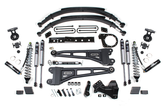 7 Inch Lift Kit W/ Radius Arm - FOX 2.5 Coil-Over Conversion - Ford F250/F350 Super Duty (20-22) 4WD - Diesel